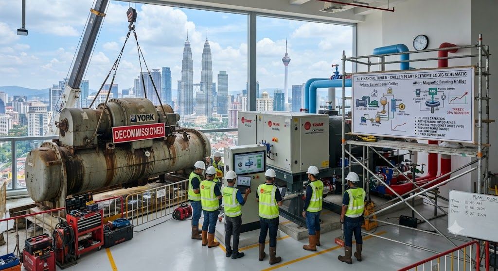 Magnetic bearing chiller retrofit KL