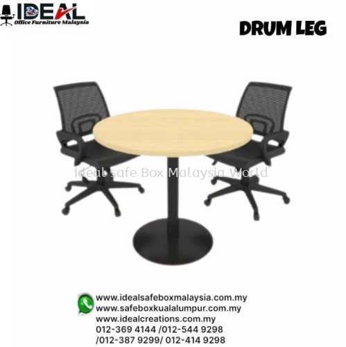 Office Desk Table Discussion - Drum Leg