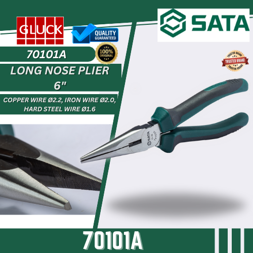 Sata 70101A Long Nose Pliers 6"