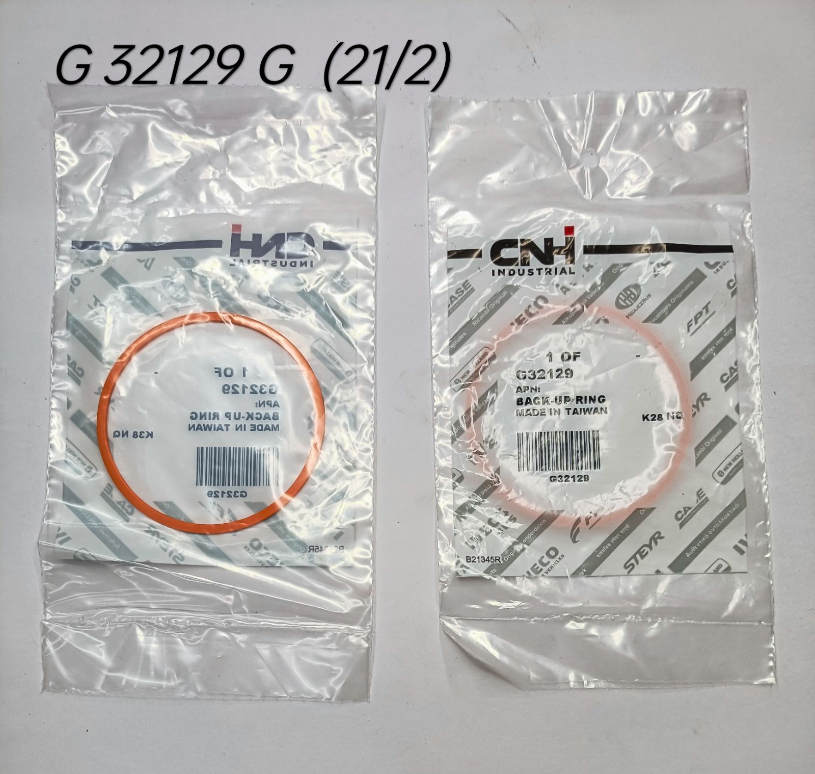 G 32129 (CNH)  2  1/2"  BACK UP