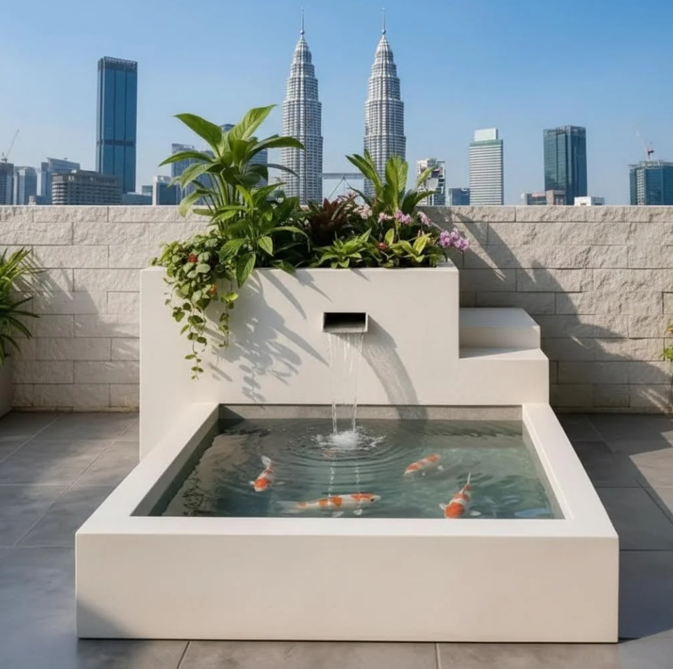 High Recommend Custom Made Water Fountain KL Malaysia 马来西亚定制水景设计 Reka Bentuk Ciri Air Tersuai Malaysia