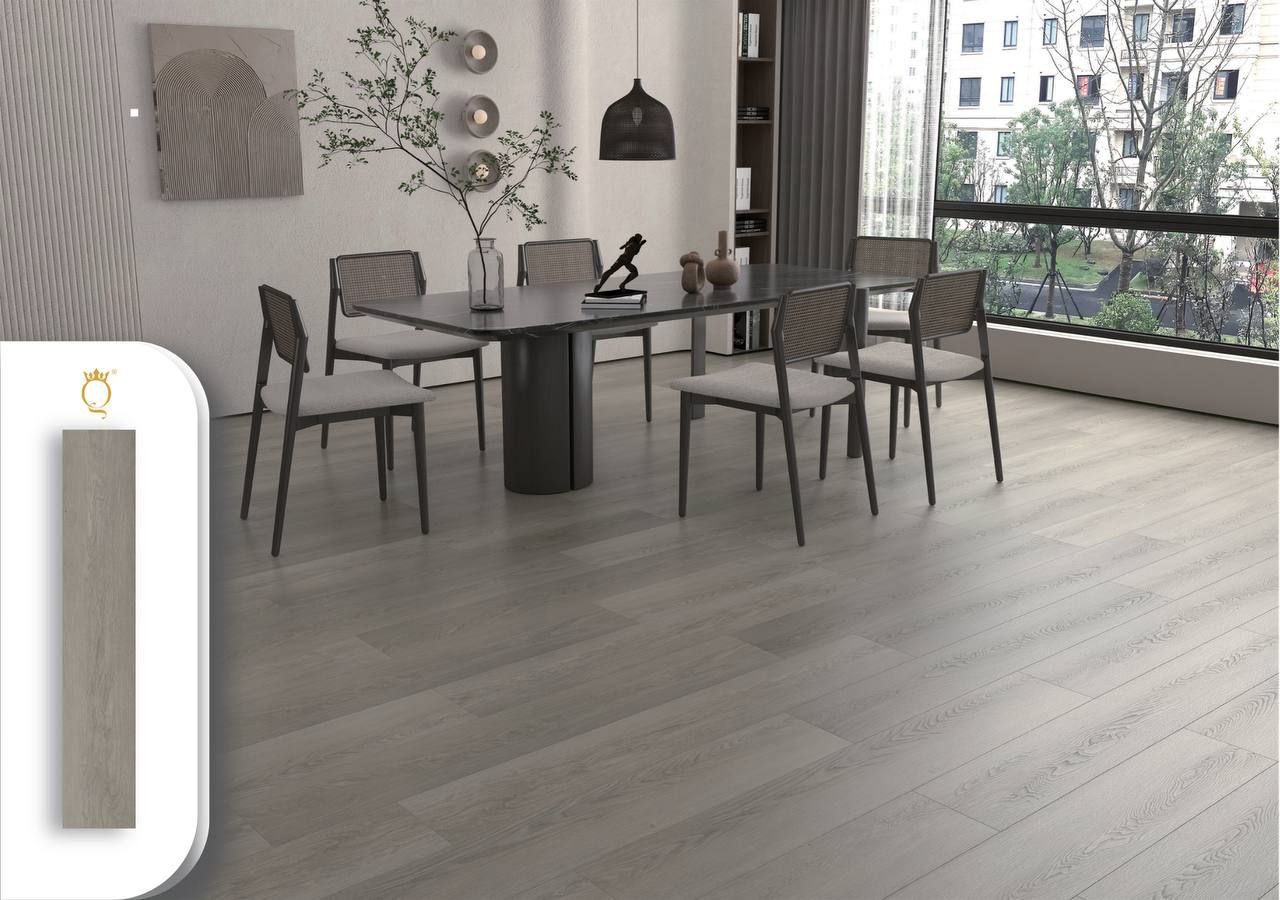 Queens Floor SVT Flooring QSSVT3-04-09 Lunar Grey