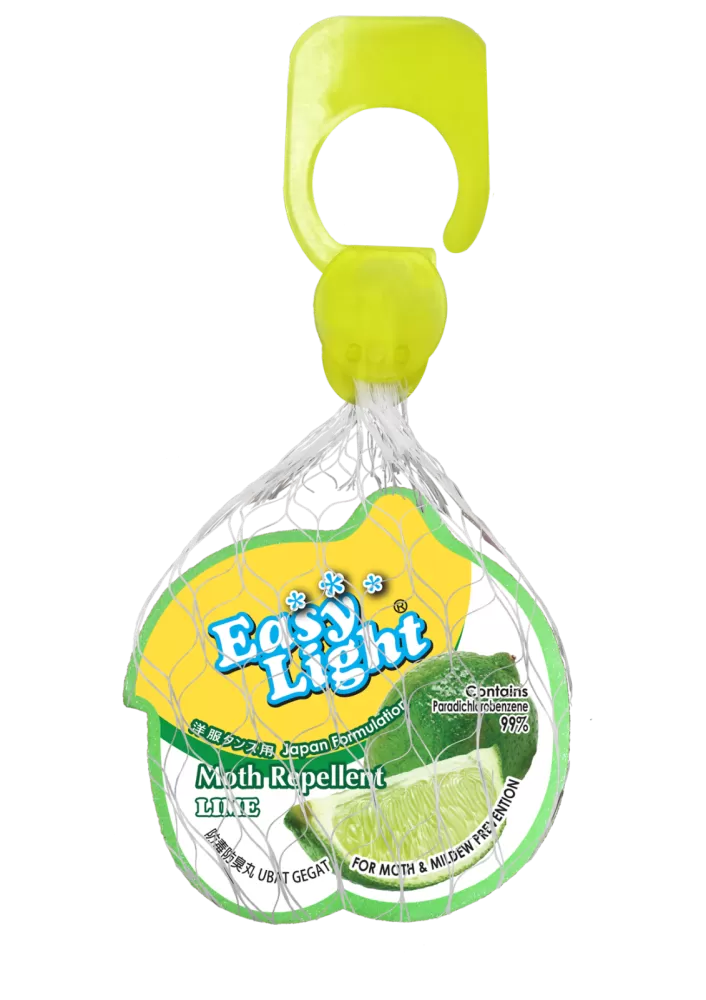 Easylight Moth Repellent LE 120gm - Lime (Mothballs / Ubat Gegat)