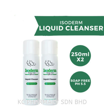 Isoderm Liquid Cleanser Twin Pack 250ml x 2 (EXP:2/2027)