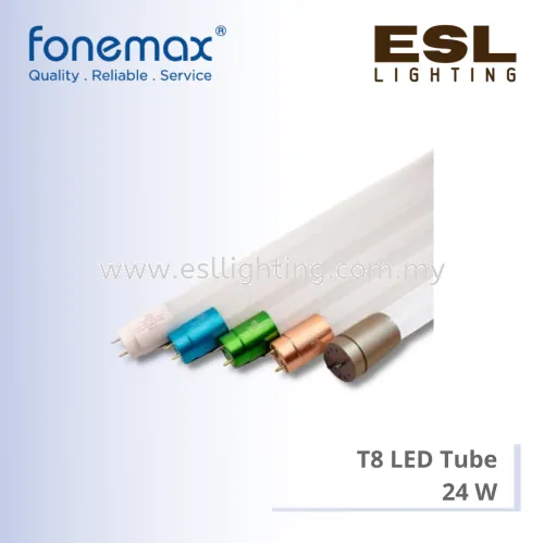 FONEMAX T8 LED Tube G13 24W - T8-24W-1.2m(G13) 4ft 1200mm