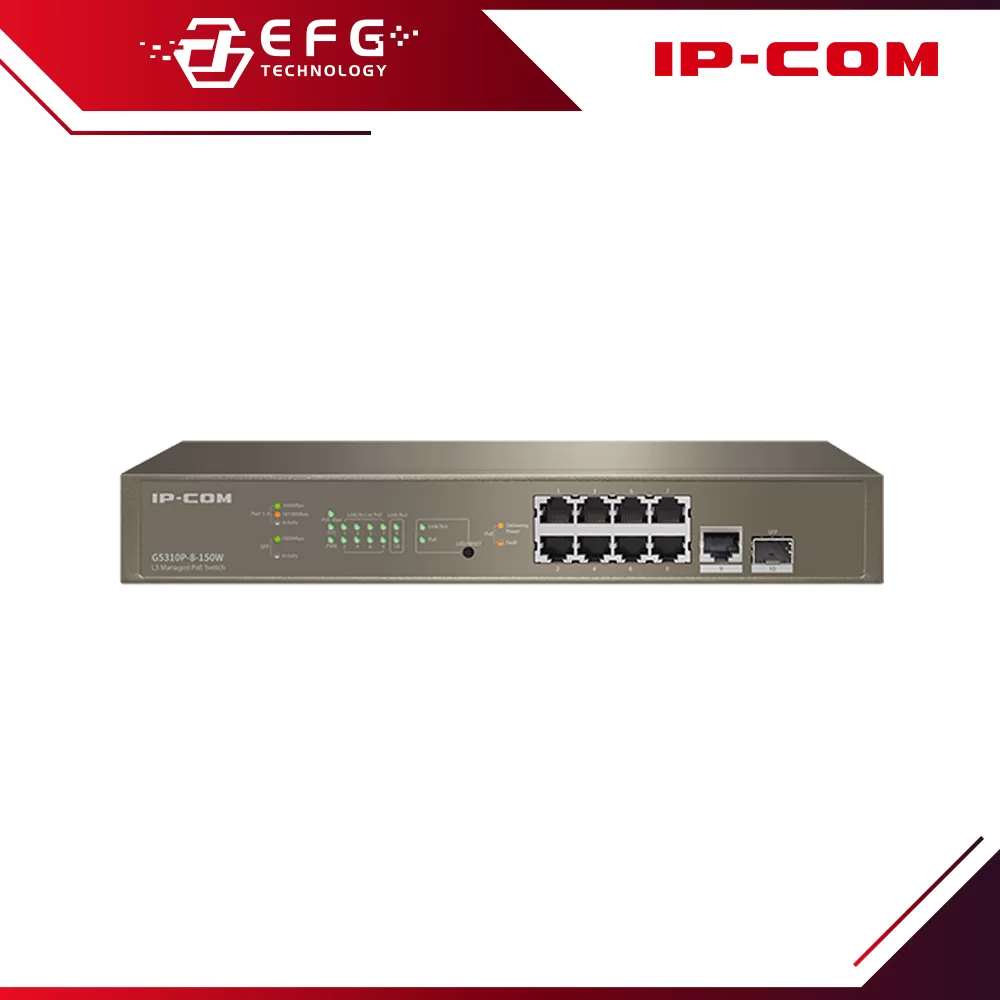 G5310P-8-150W 8-Port L3 Gigabit Managed PoE Switch