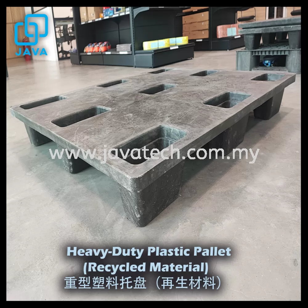 Recycled Material Heavy-Duty Plastic Pallet 1200*1000*150mm