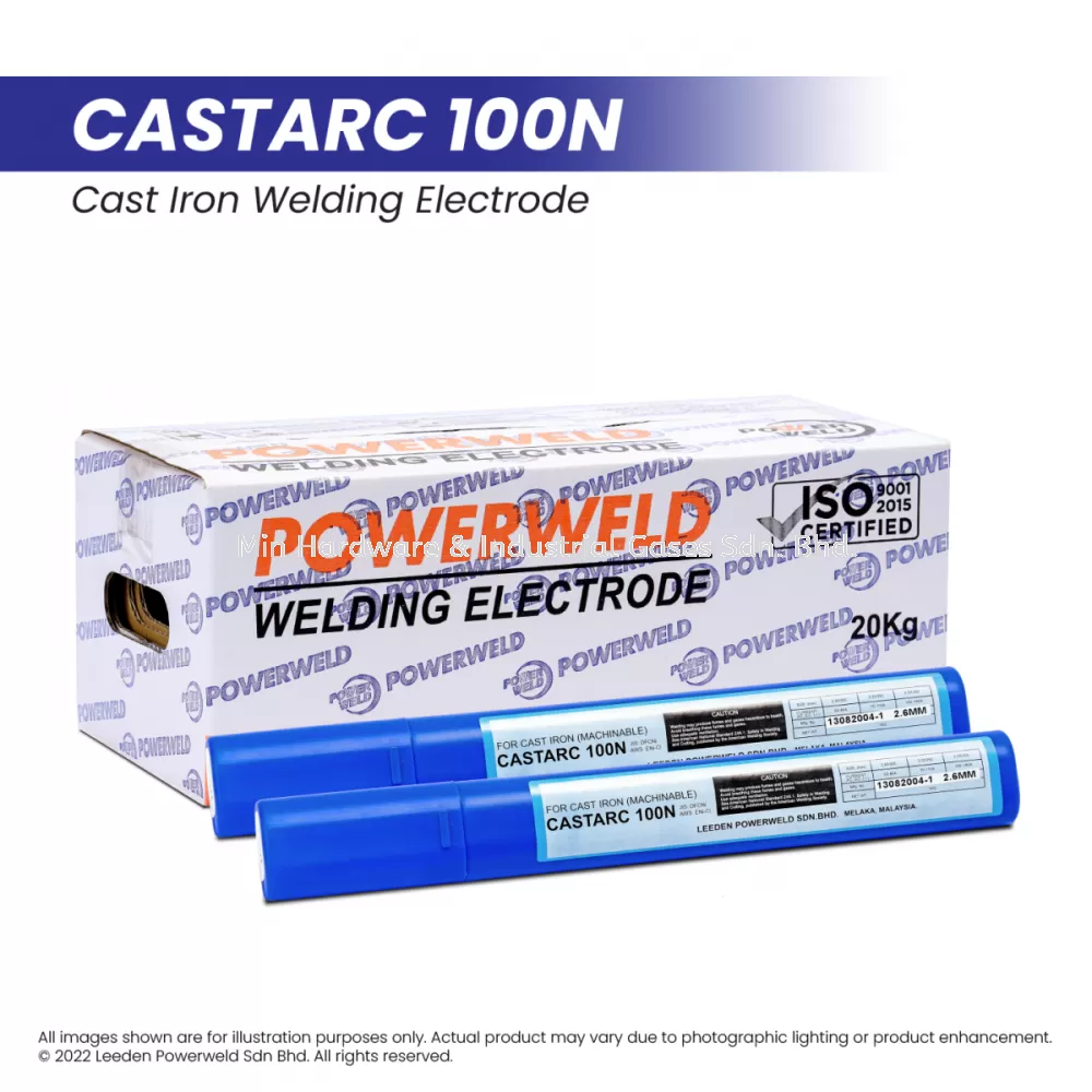 Welding Electrode Cast Iron 100N - POWERWELD