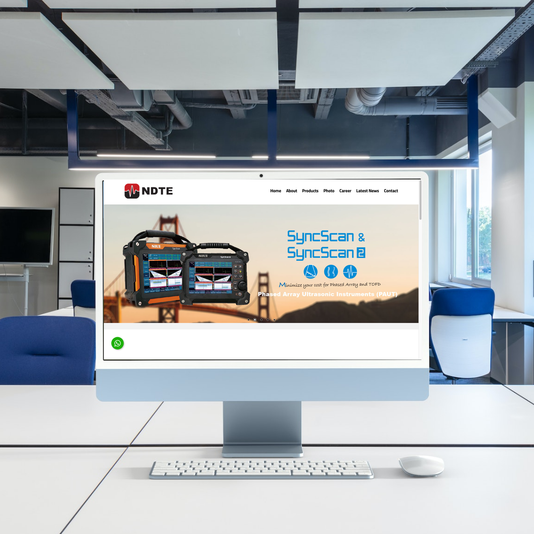 NDT Equipment Sdn Bhd Website Design & SEO Case Study | Phased Array Ultrasonic Testing in Kuala Lumpur