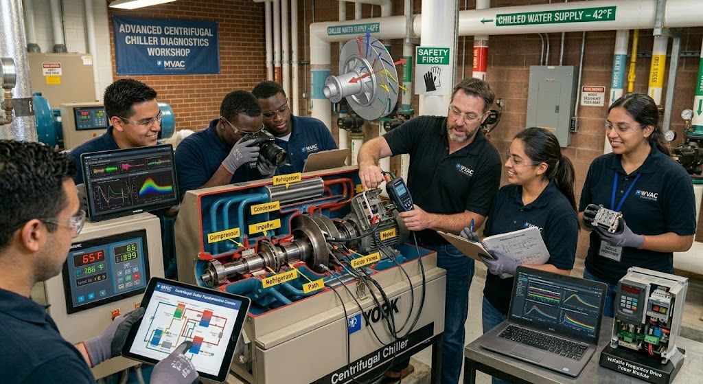 Advanced centrifugal chiller training