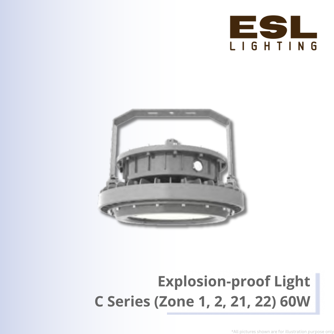 Explosion Proof Light C Series (Zone 1/2/21/22) 60W - EX-60W-C2-D IP66 IK08 IK10
