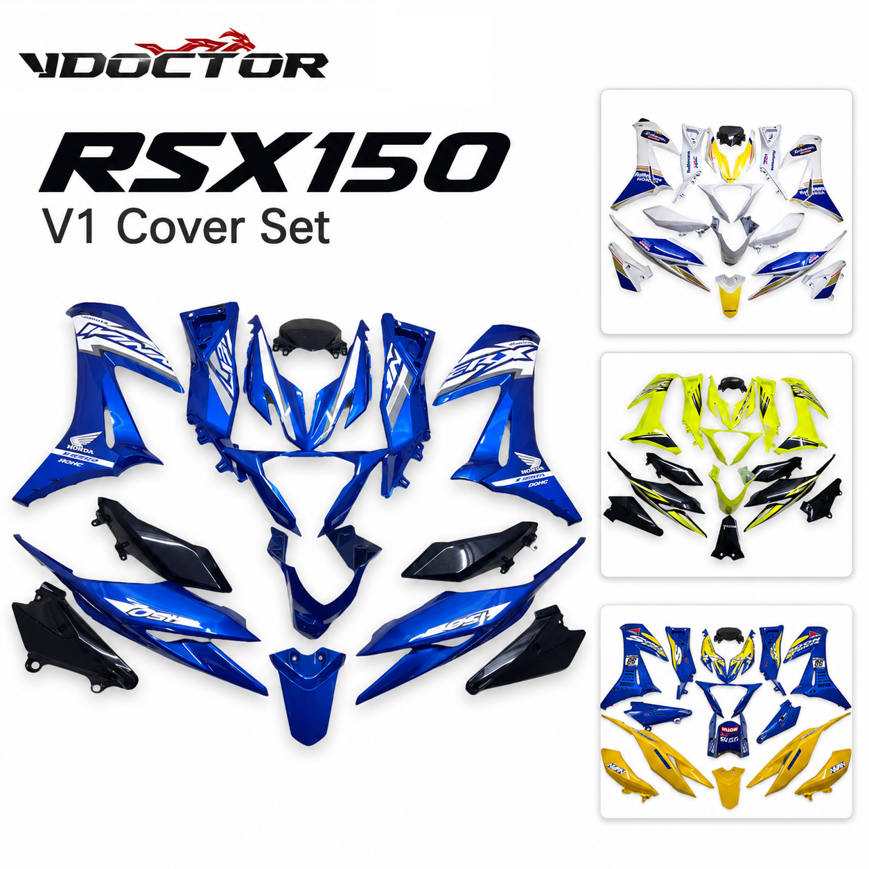 RSX150 V1 VDOCTOR COVER SET