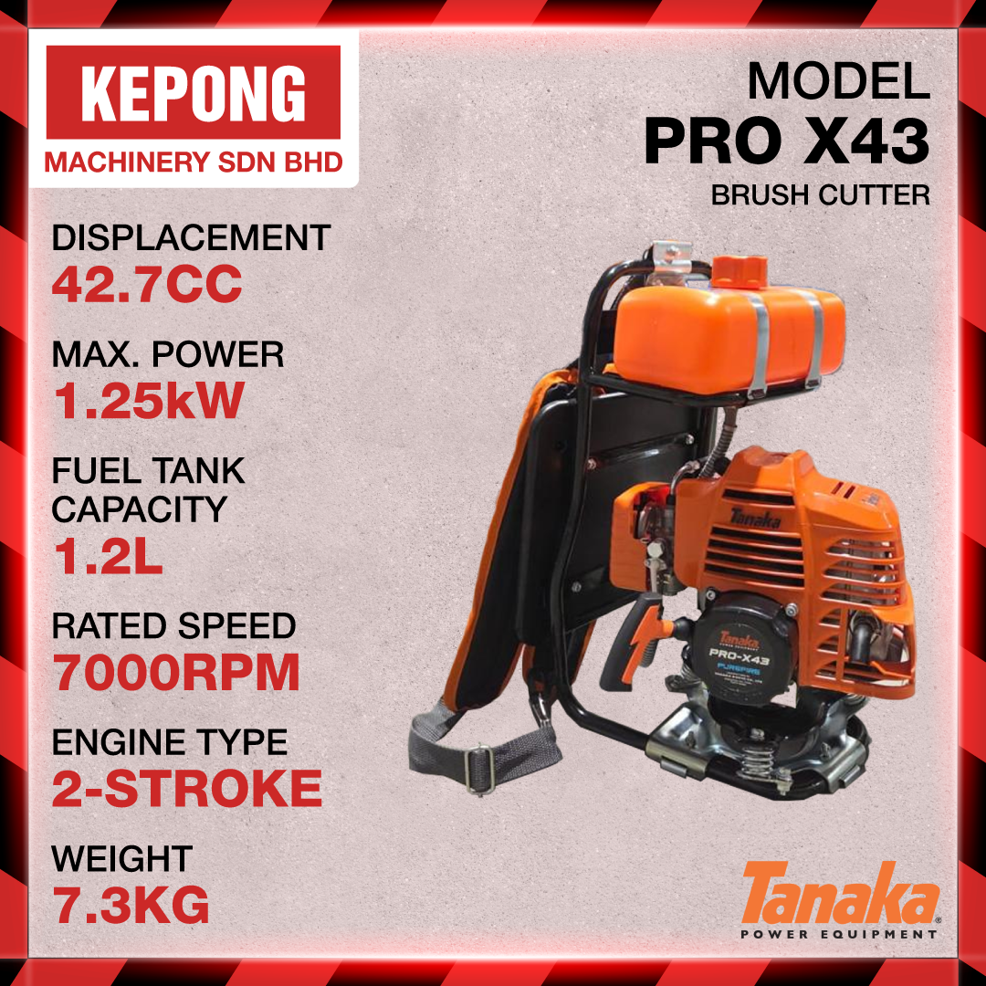 Tanaka PRO-X43 brush cutter