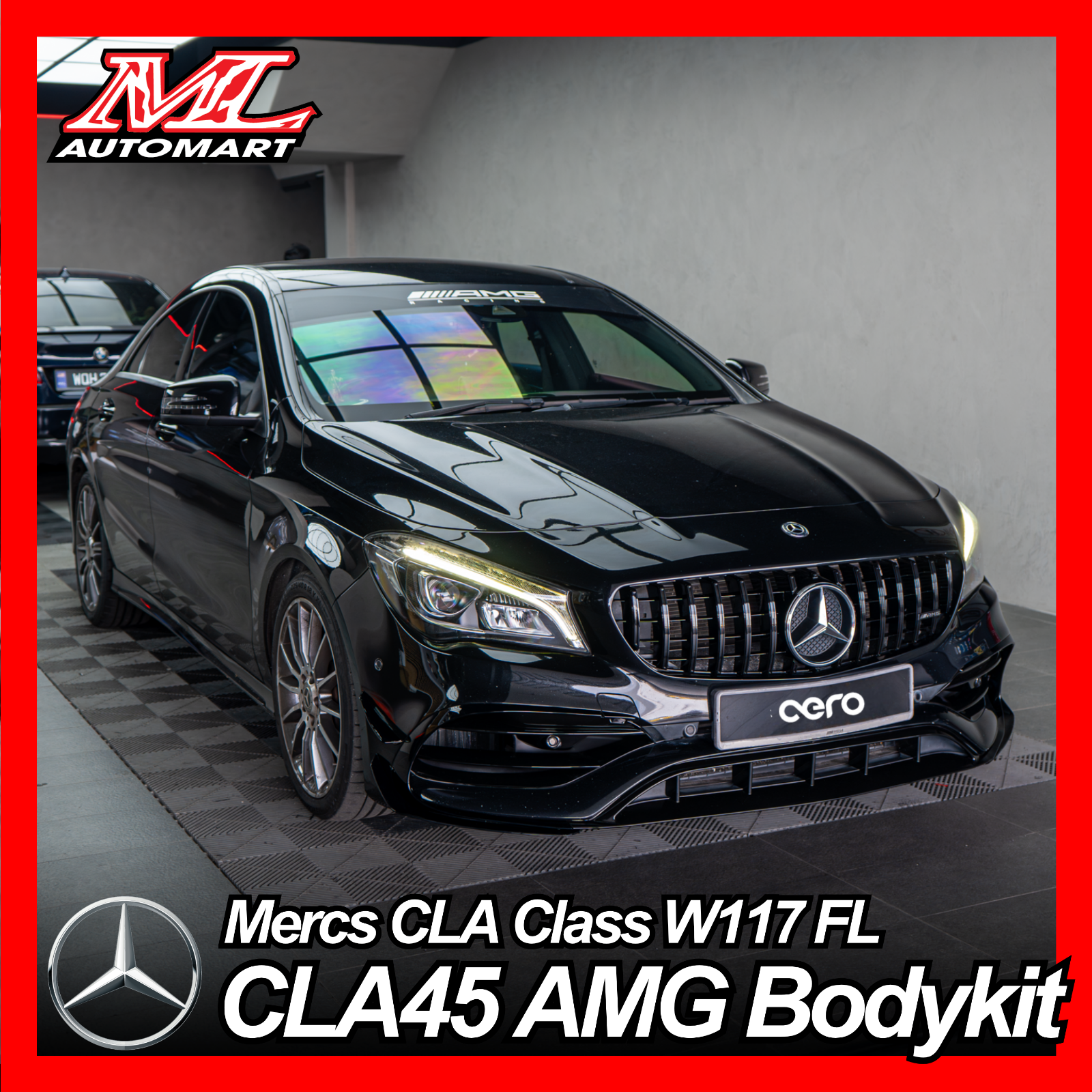 Mercedes Benz CLA Class W117 Facelift to CLA45 Bodykit