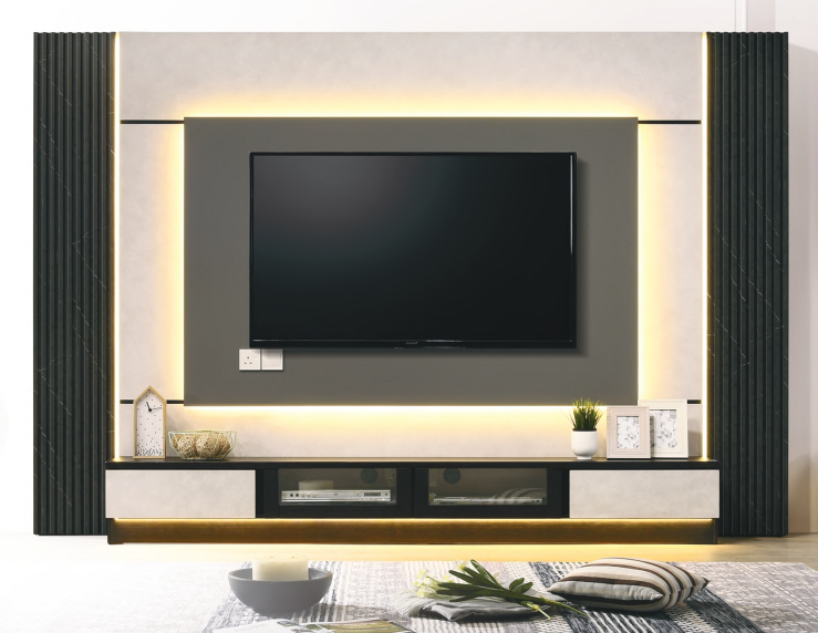 VD-1089-8' + 1098-C (L/R) STAND TV CABINET (LCD SERIES)