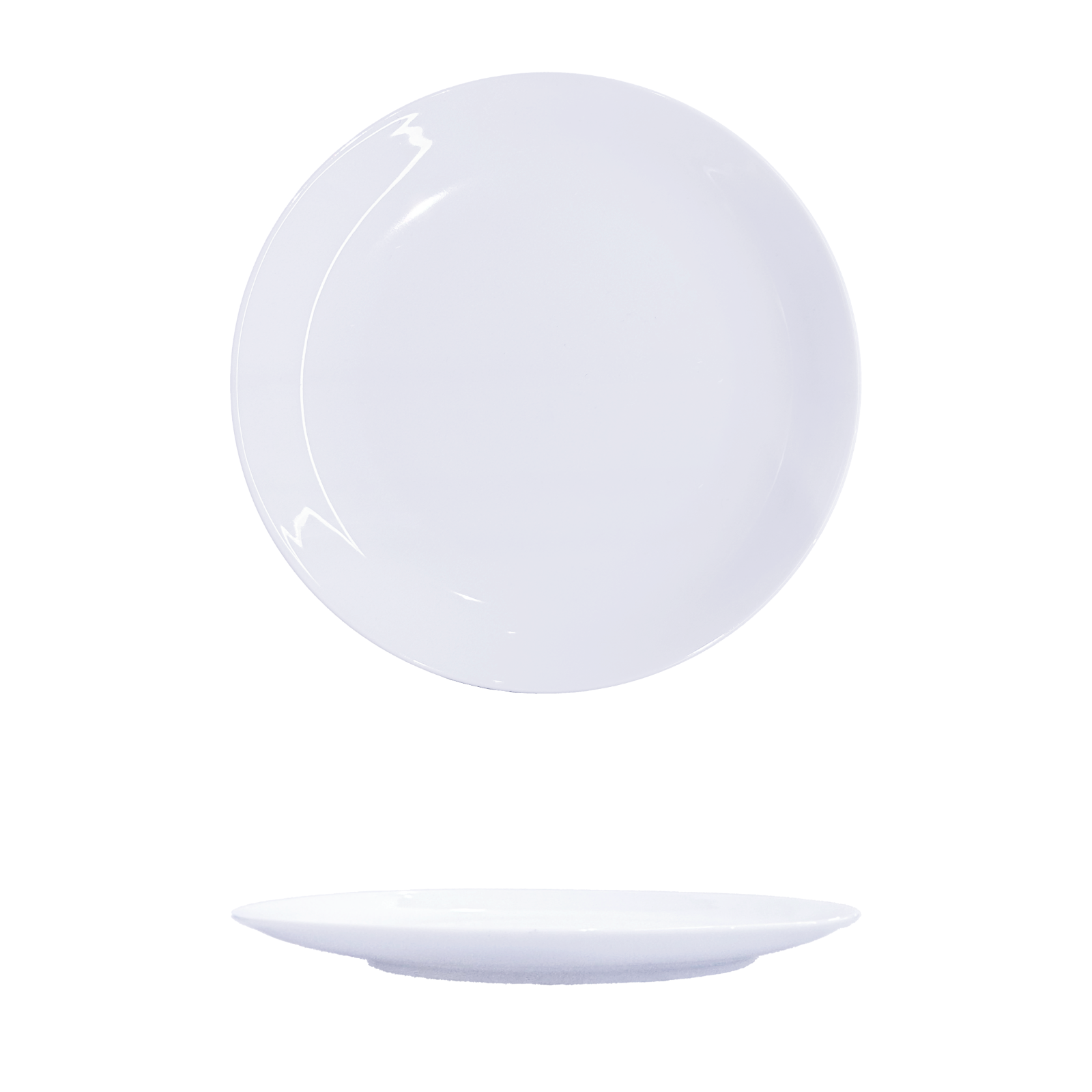 YGB-11'' -shallow-dish-月光白-11-浅盘