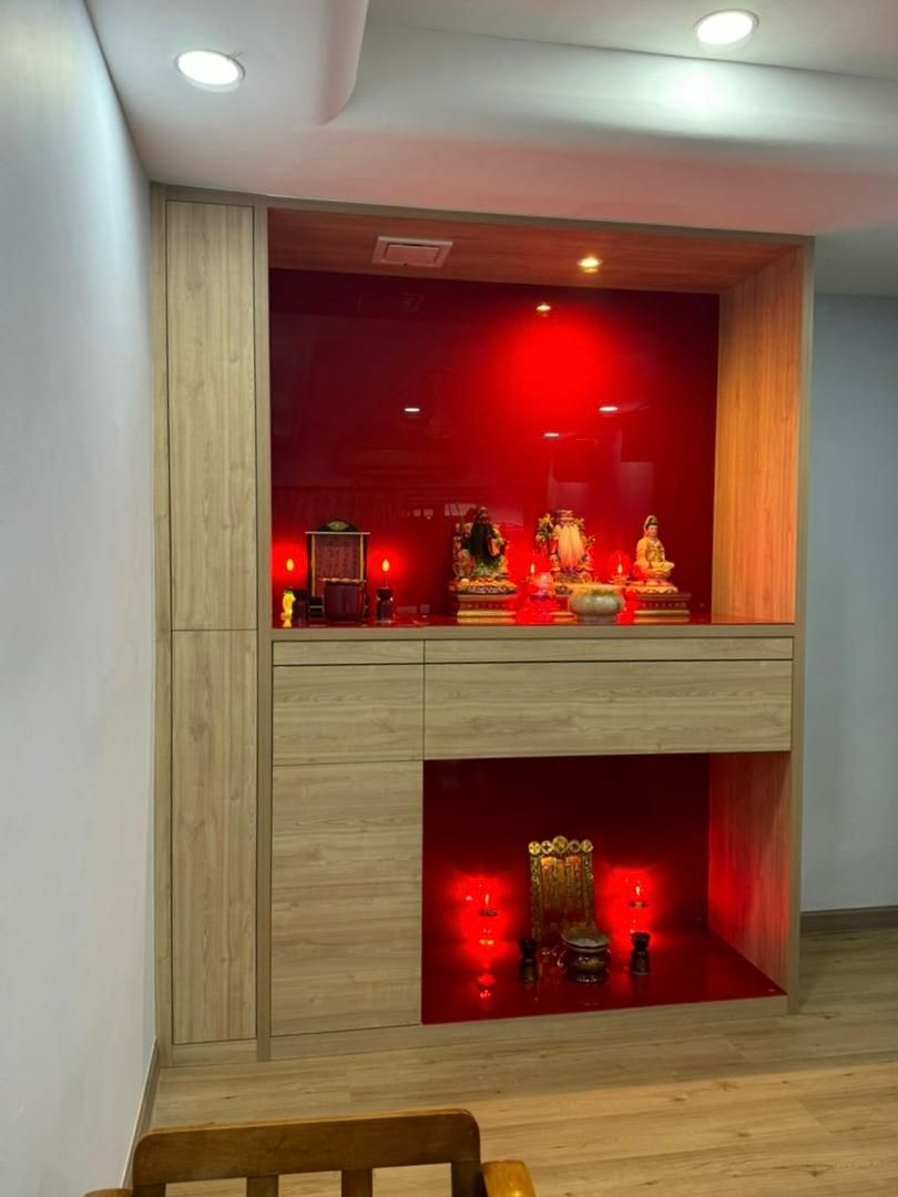 LAMINATED ALTAR CABINET | LIVING AT KLANG | BUKIT TINGGI | BANDAR BOTANIC