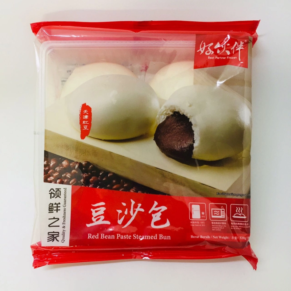 Best Partner Red Bean Paste Steamed Bun好夥伴豆沙包4pcs