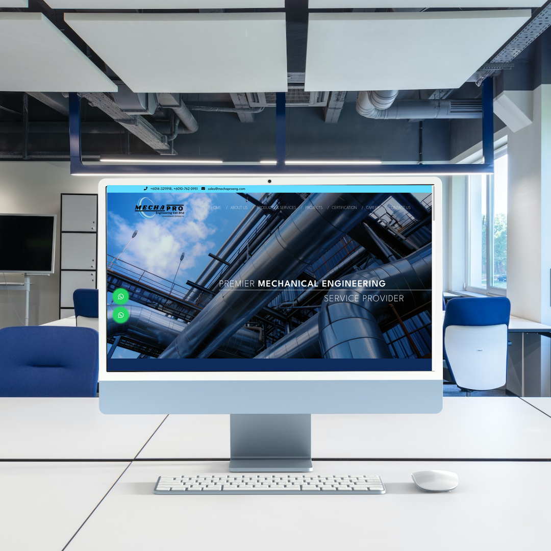 Piping & Steel Structure Fabrication Website Design & SEO | Johor