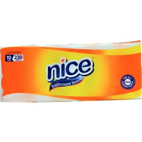 NICE TOILET ROLL 230S' (2PLY)