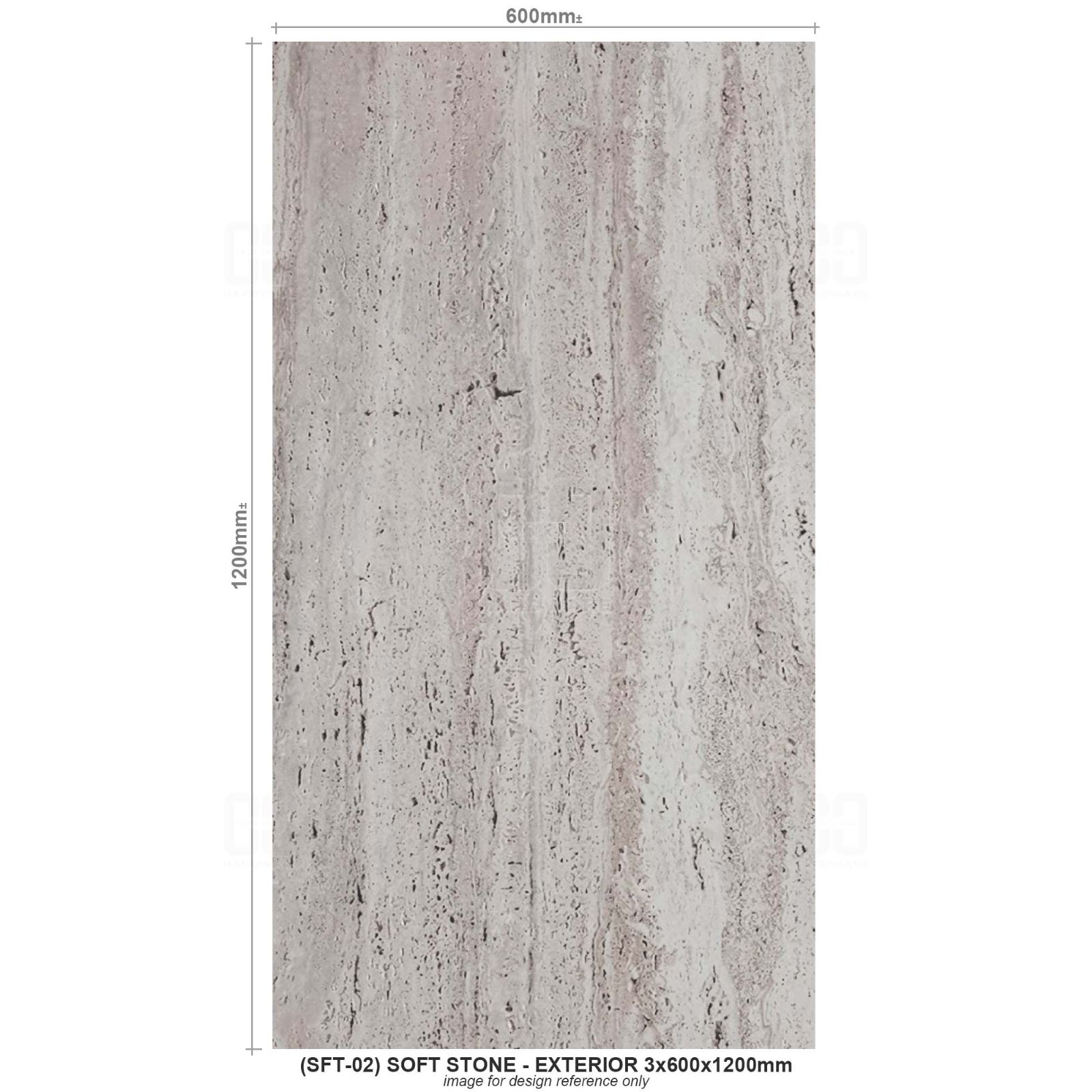 (SFT-02) SOFT STONE EXTERIOR 3x600x1200mm