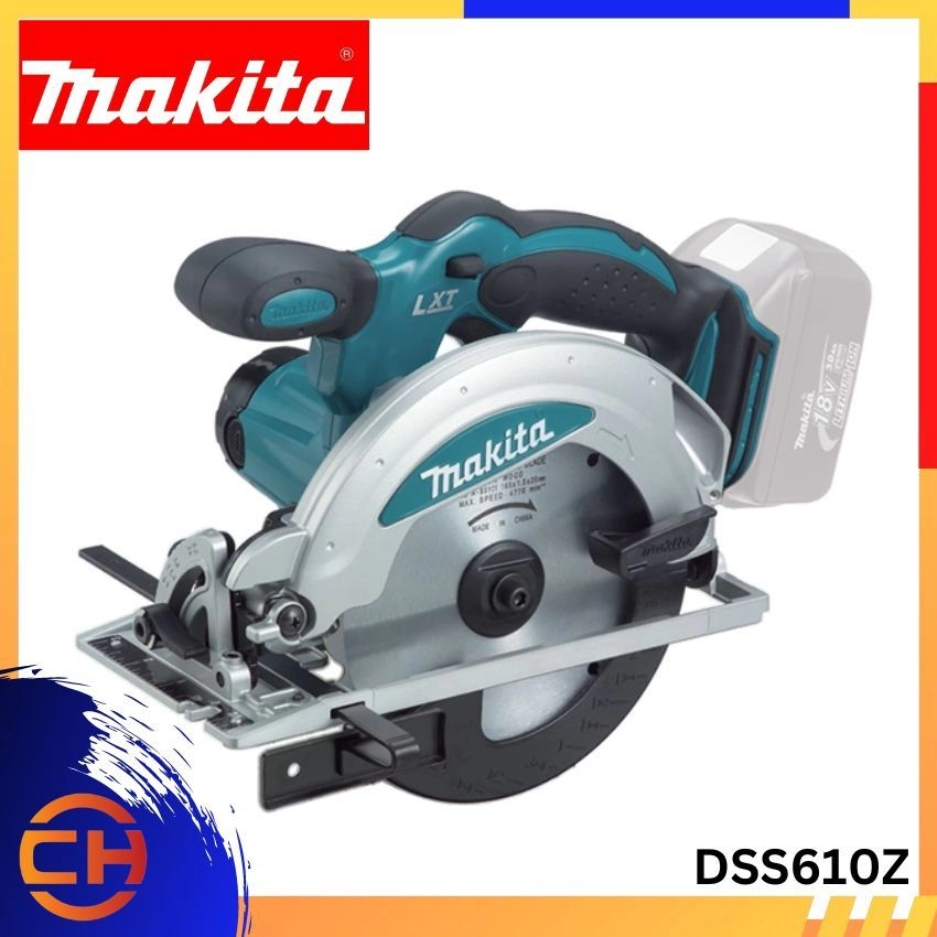 Makita DSS610Z 165 mm (6-1/2") 18V Cordless Circular Saw