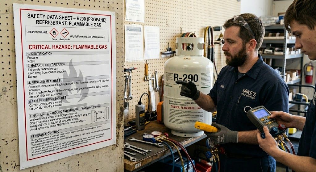 R290 HVAC refrigerant SDS