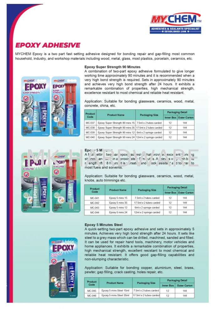 EPOXY ADHESIVE