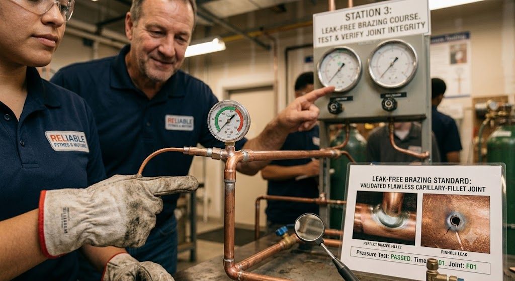 HVAC refrigeration leak-free brazing standards