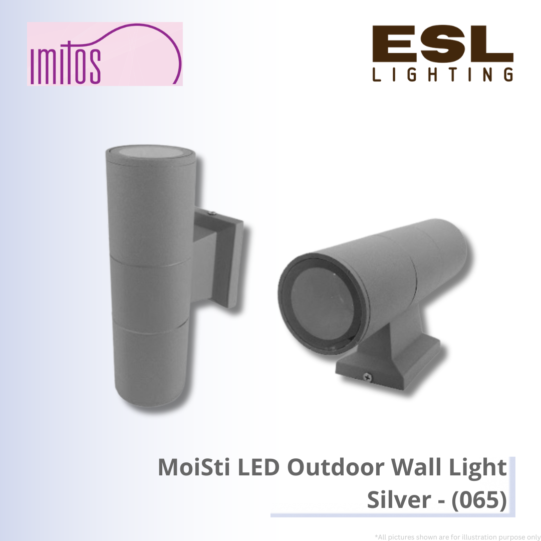 IMITOS MoiSti LED Outdoor Wall Light Silver - 065