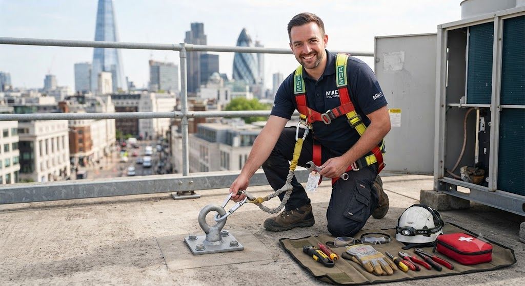 HVAC height safety kit for technicians