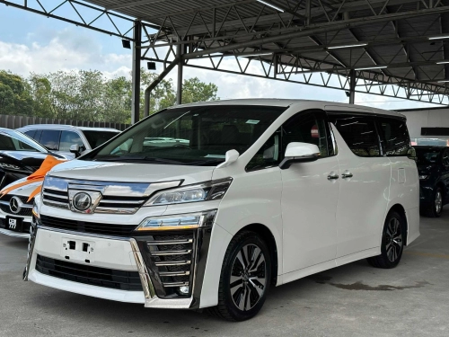 2019 Toyota Vellfire 2.5 ZG 54k Mileage 4.5 Grade 2LED Headlamp