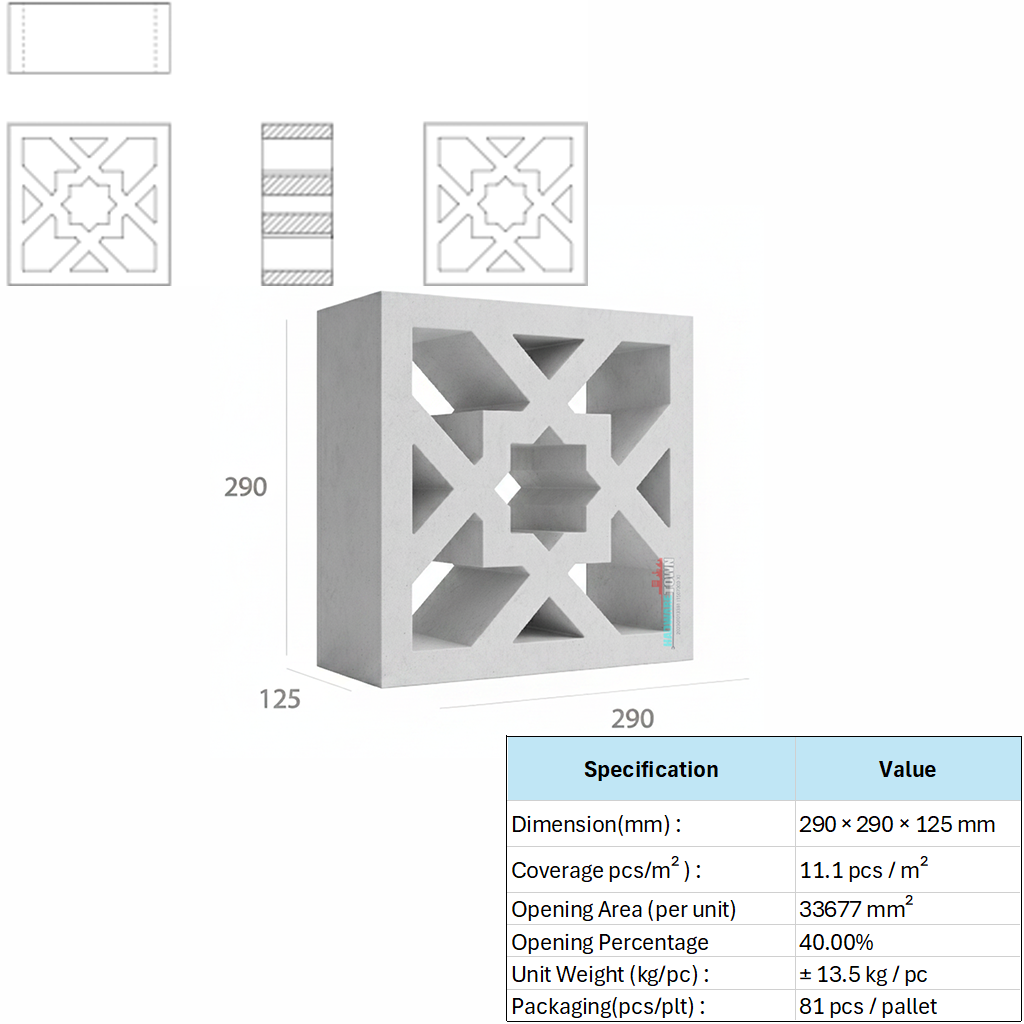VENTILATION BLOCK VB-304.125