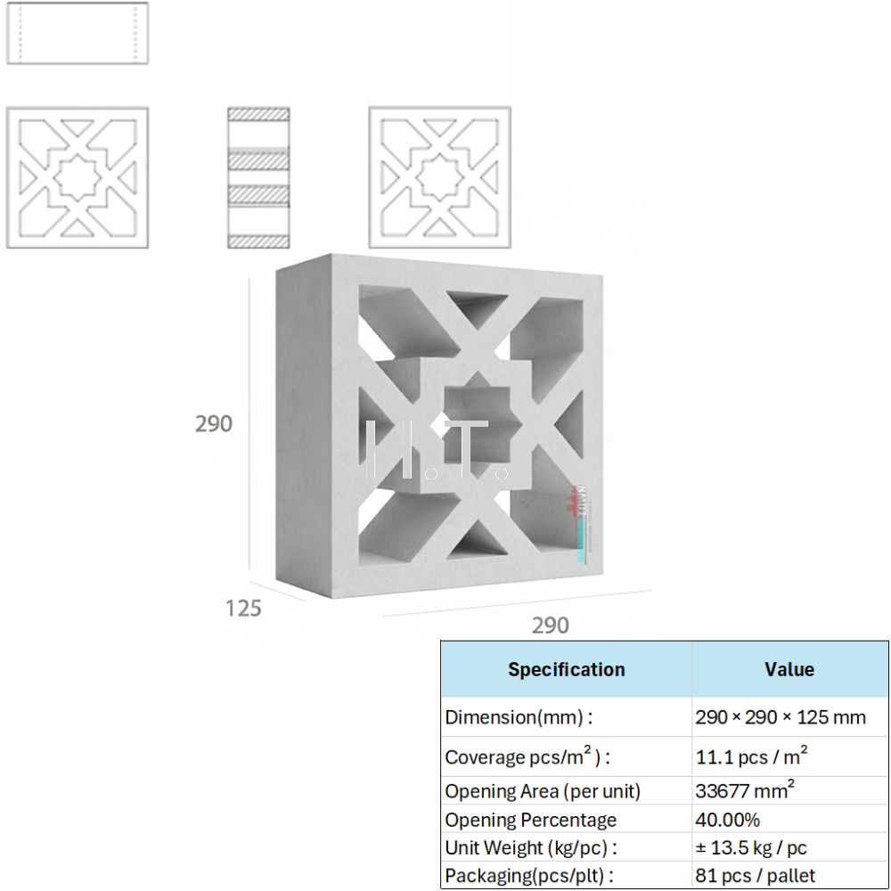 VENTILATION BLOCK VB-304.125