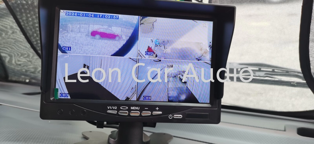 Leon Isuzu lorry 3ton vehicles 4CH FHD 1080P AHD 4G Mobile DVR Camera CCTV Realtime Video Recorder Remote