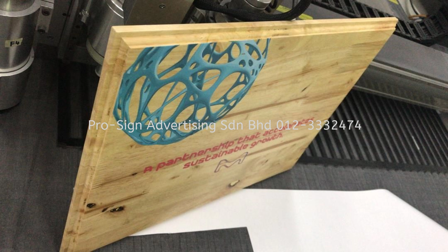 3D WOOD SIGN/ PLAQUE (MERCK, 2021, SUBANG)