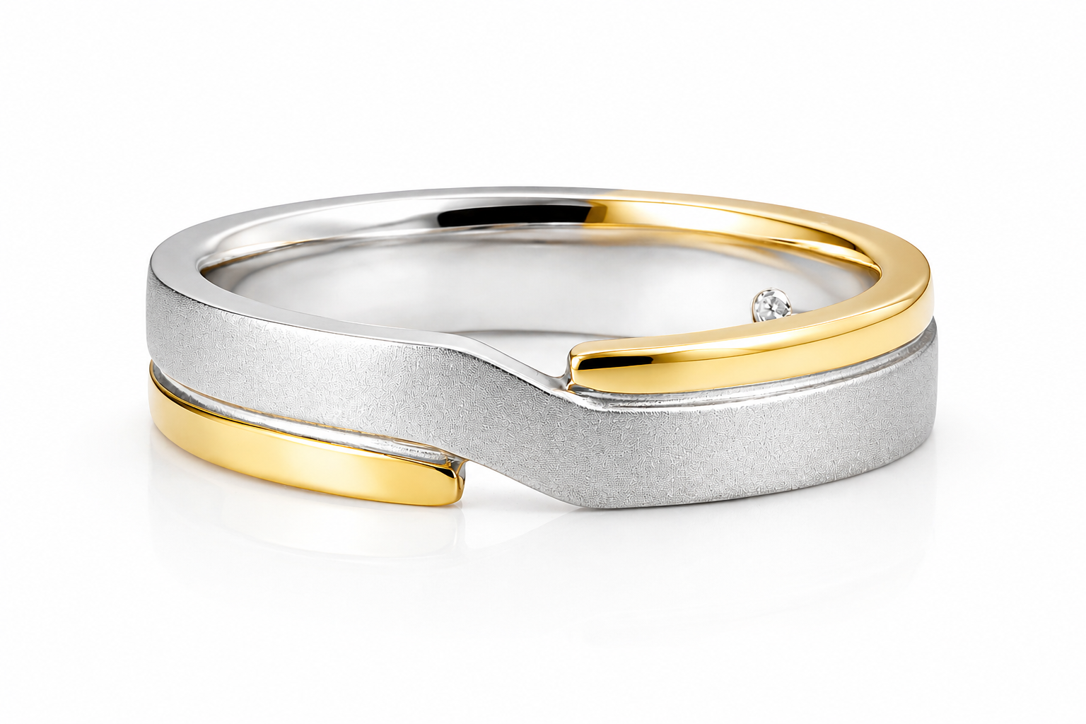 Roman & Co Virel Crest Diamond Wedding Band