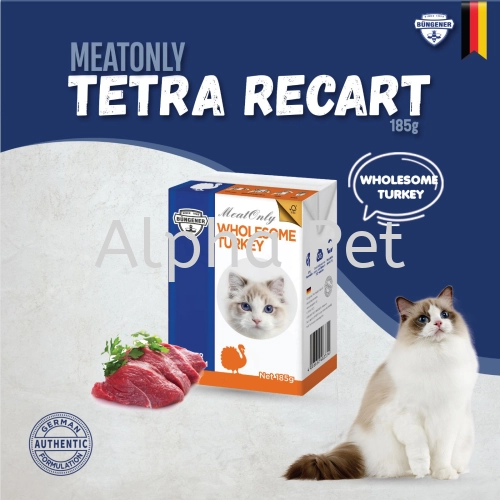 Bungener Meatonly Tetra Recart Wet Food Series - Wholesome Turkey ( Cat )