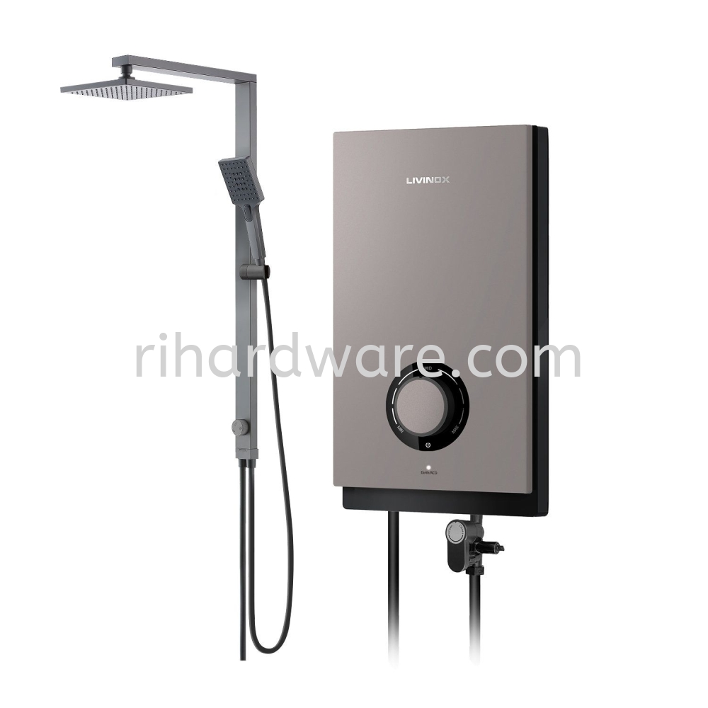 LIVINOX Inverter DC Pump Water Heater LWH-MS-DC-RGM 4.5kW (RAIN SHOWER SET)