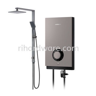 LIVINOX Inverter DC Pump Water Heater LWH-MS-DC-RGM 4.5kW (RAIN SHOWER SET)