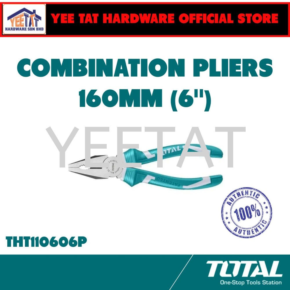 [ TOTAL ] THT110606P COMBINATION PLIERS 160MM (6")