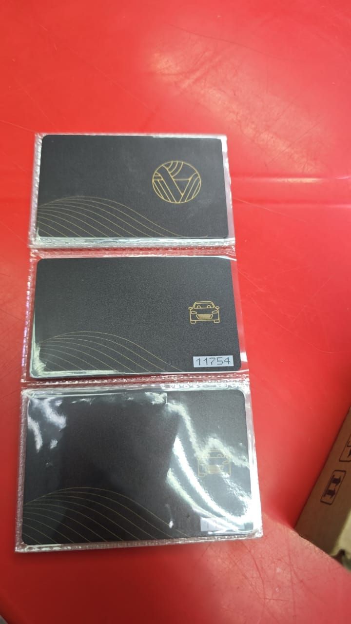 Laser Marking Logo on Access Card