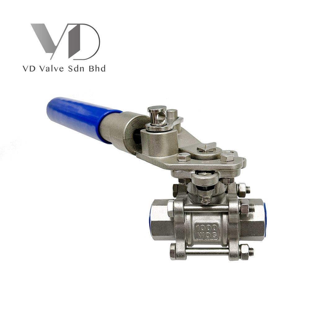 VD Industrial Ball Valve with Spring Return Handle - Durable and Reliable