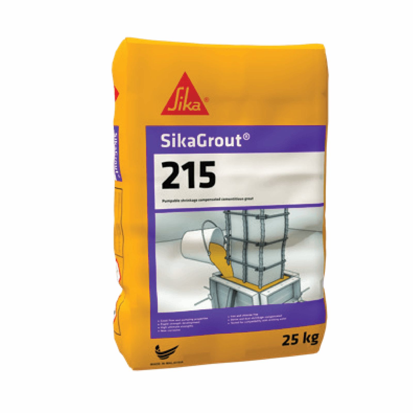 SikaGrout庐-215 Pumpable shrinkage compensated cementitious grout
