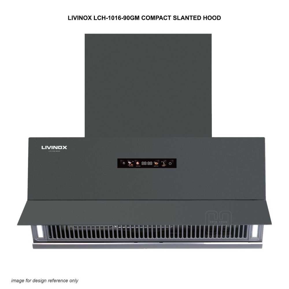 LIVINOX LCH-1016-90GM COMPACT SLANTED HOOD