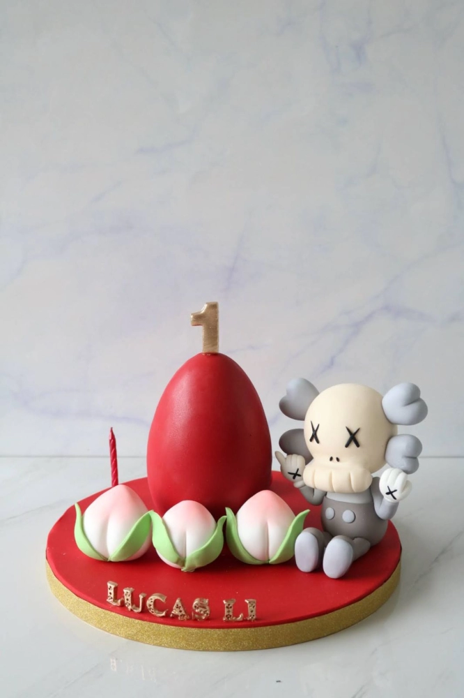 Red Egg Kaws Chocolate Pinata