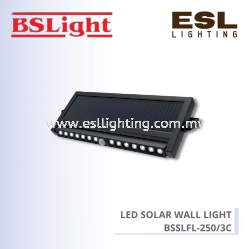 BSLIGHT LED SOLAR WALL LIGHT (3 Color Mode Changeable) 250W - BSSLFL-250/3C IP54