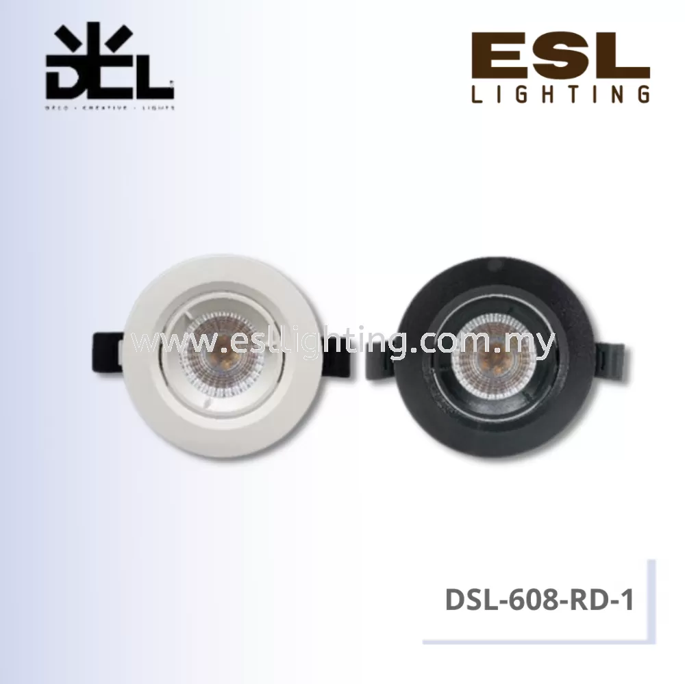 DCL DOWNLIGHT EYEBALL DSL-608-RD-1