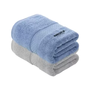 Full Cotton Bath Towel with Drawstring Pouch (1400x700) - 460g