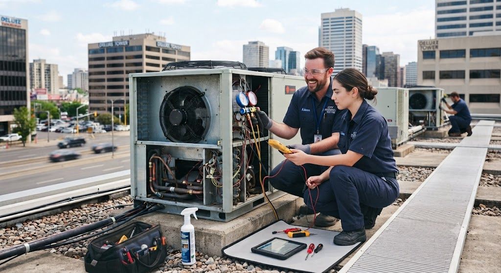Commercial air conditioning repair and servicing